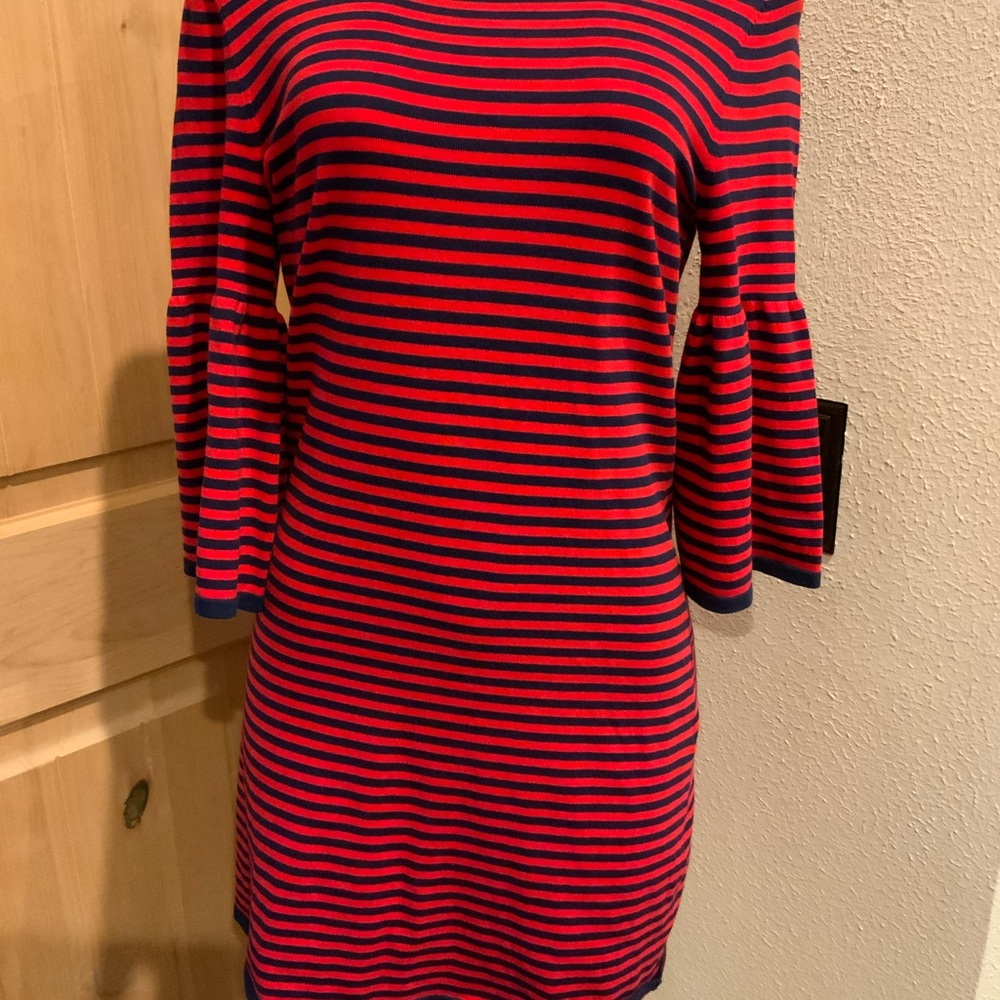 STS Sail to Sable Striped Red and Blue Women's Dress Sz small